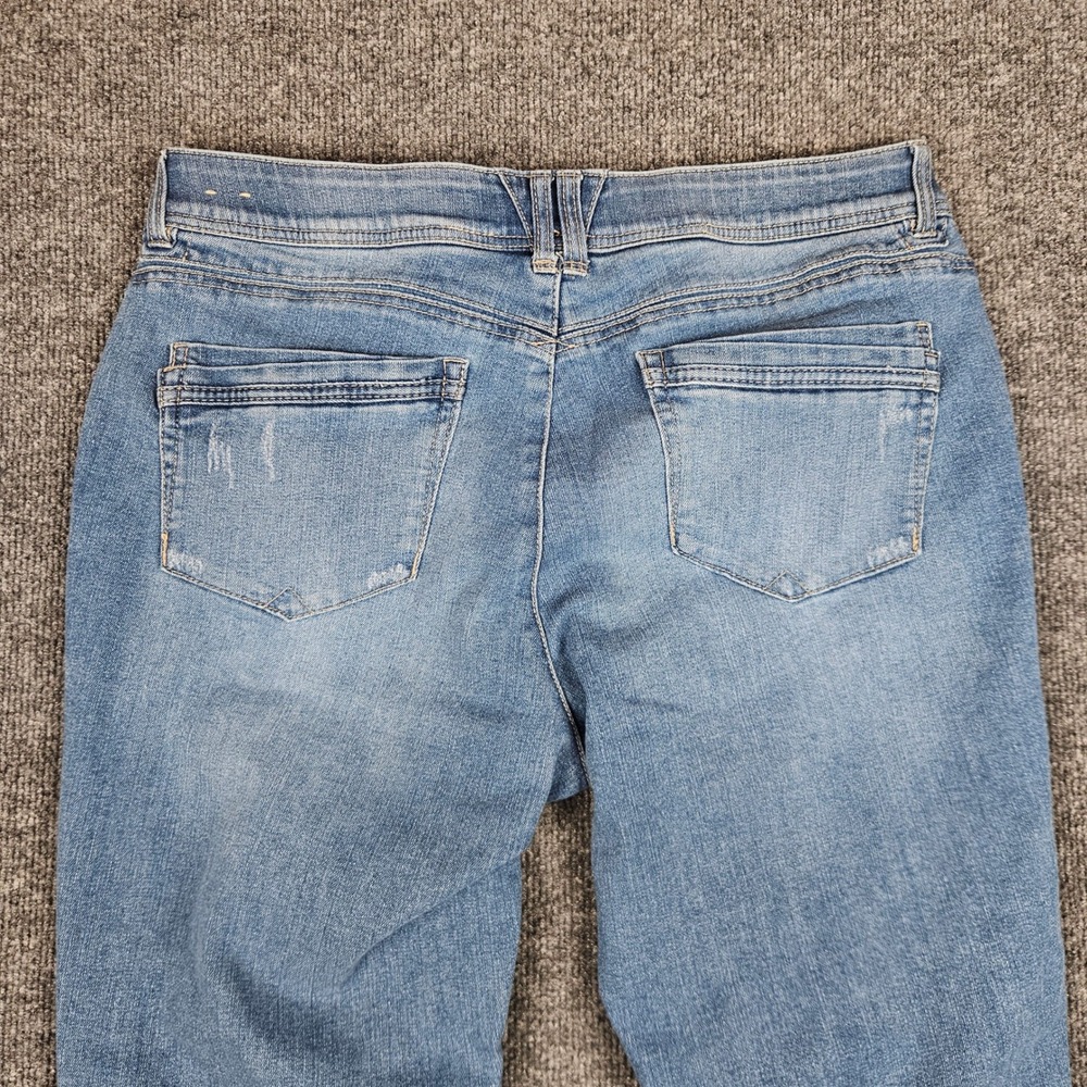Democracy Ab Technology Skinny Jeans Women 14 Light Wash Stretch Denim High Rise - Picture 10 of 10